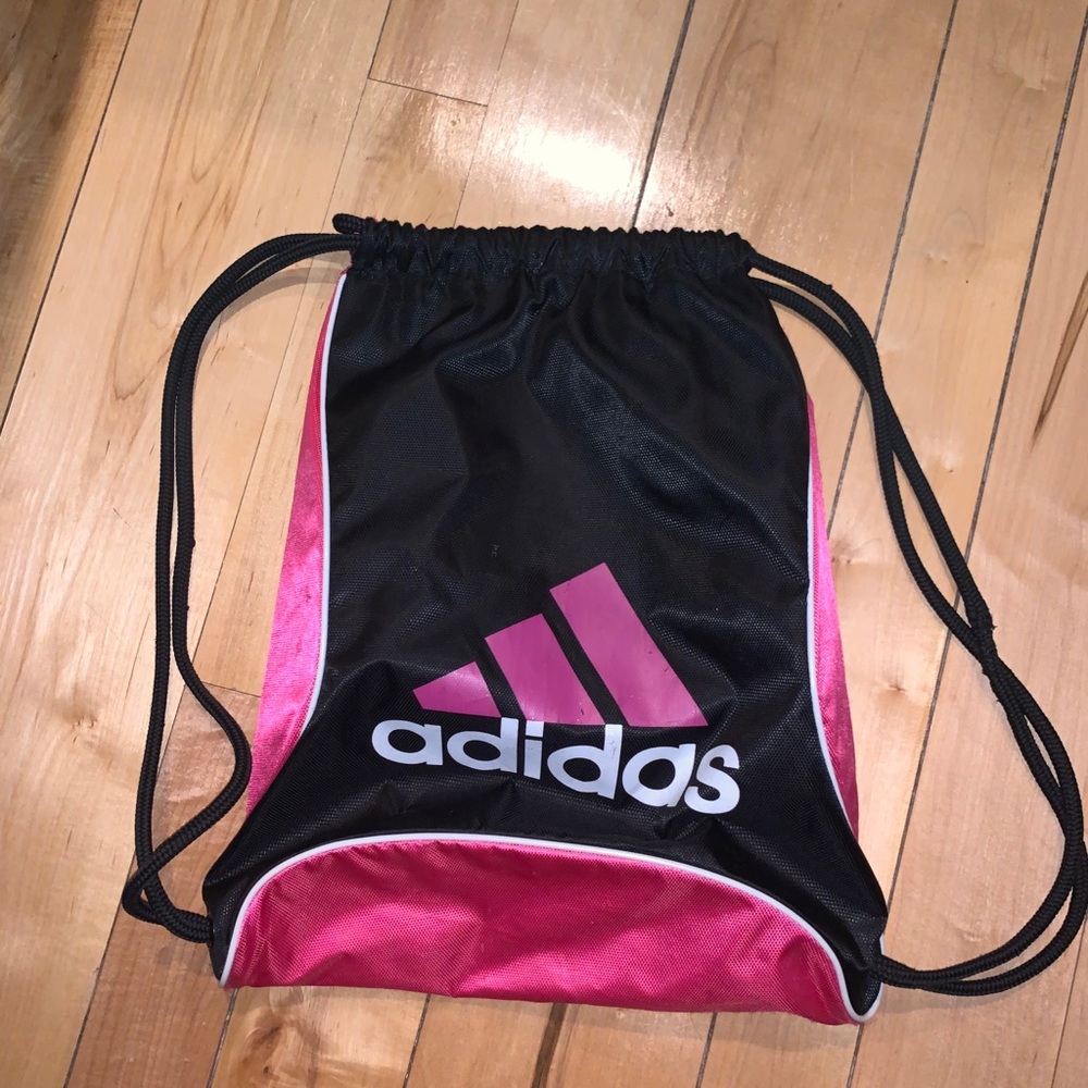 Pink & Black Adidas Drawstring